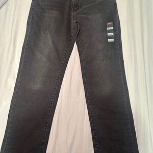 Levi's Charcoal Slim Straight Jeans